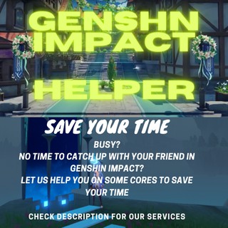 Genshin Impact Services. Unlock, quest,dailies