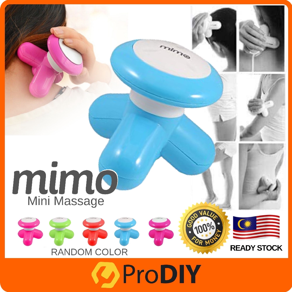 MIMO Mini Massager Electric Neck Head Hand ( Random Color ) XY3199