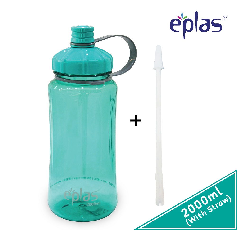 EPLAS Big Water Bottle With Handle (1500ML/2000ML), Water Tumbler ...