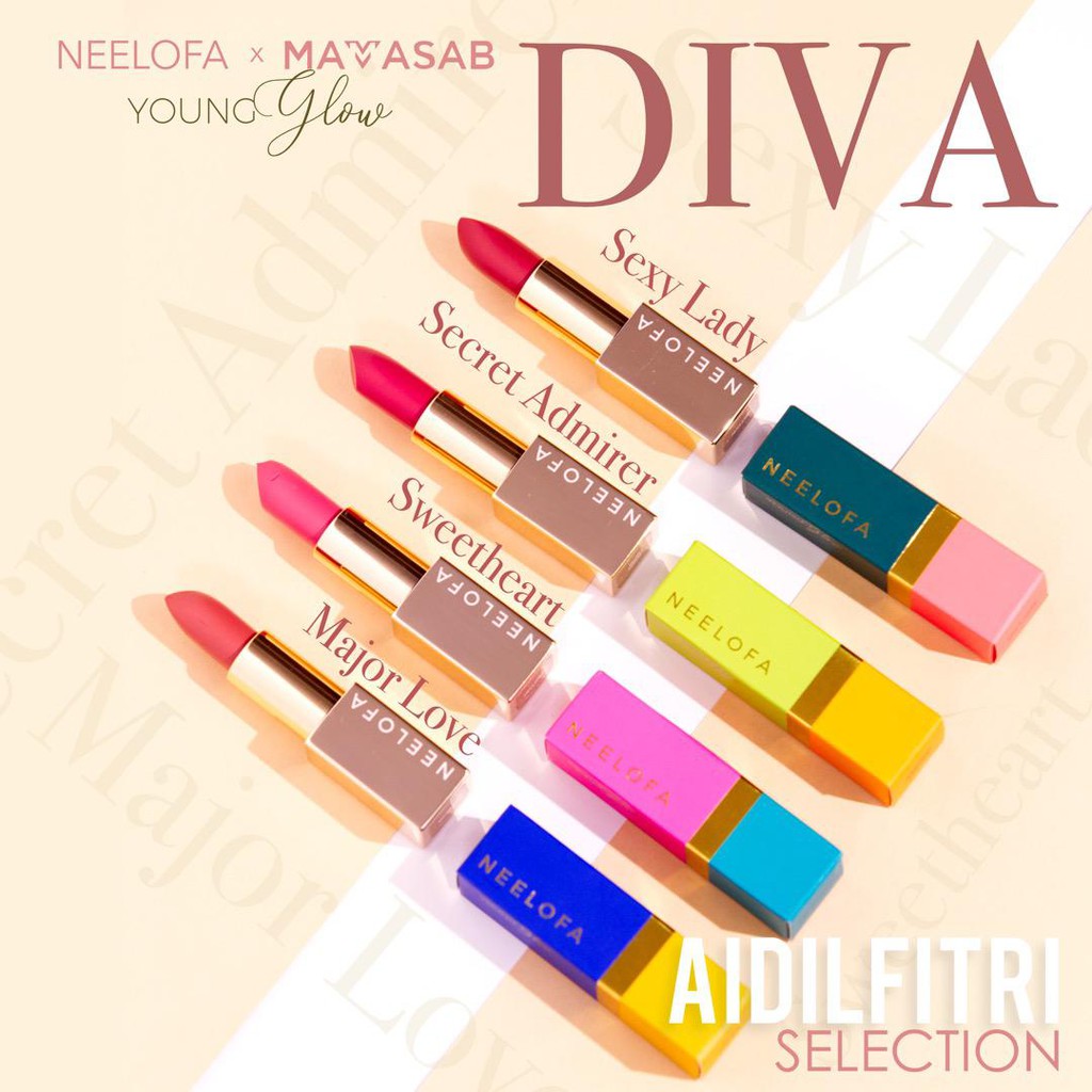 set lipstick neelofa