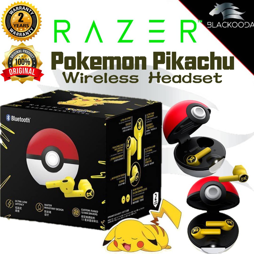 Ready Stock Razer Pokemon Pikachu Limited Edition True Wireless Earbuds Shopee Malaysia