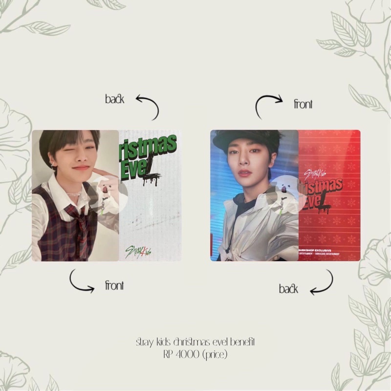 Stray Kids Han Jisung CHRISTMAS EVEL SubK POB Photocard iuu.org.tr