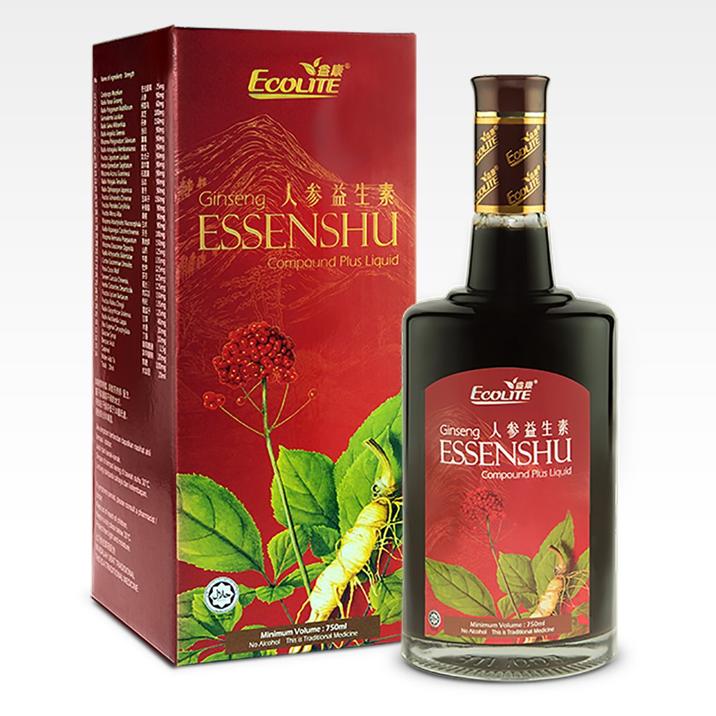 Ecolite Ginseng Essenshu 益康人参益生素750ml Exp 11 22 Shopee Malaysia