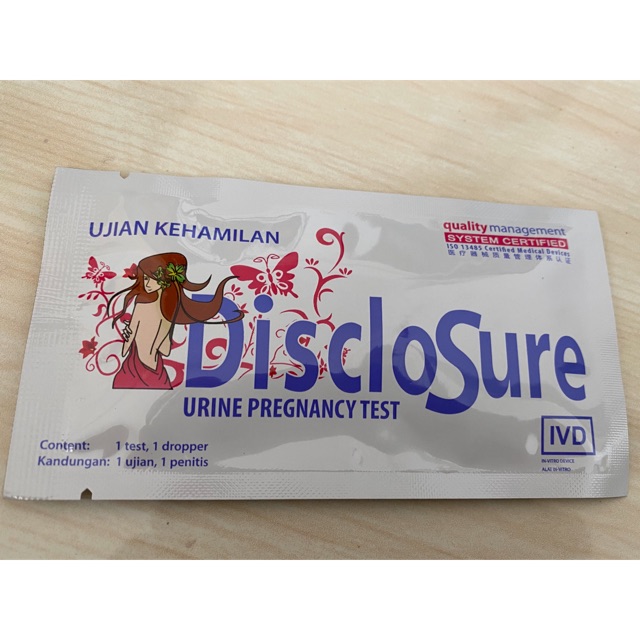 Ujian Kehamilan Urine Pregnancy Test Disclosure Shopee Malaysia