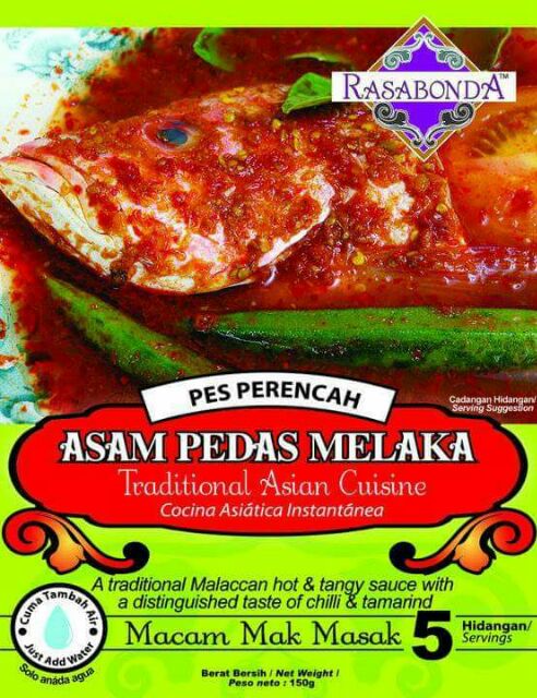 Rasa Bonda Pes Asam Pedas Melaka Stok Fresh Dari Kilang Bmf Shopee Malaysia