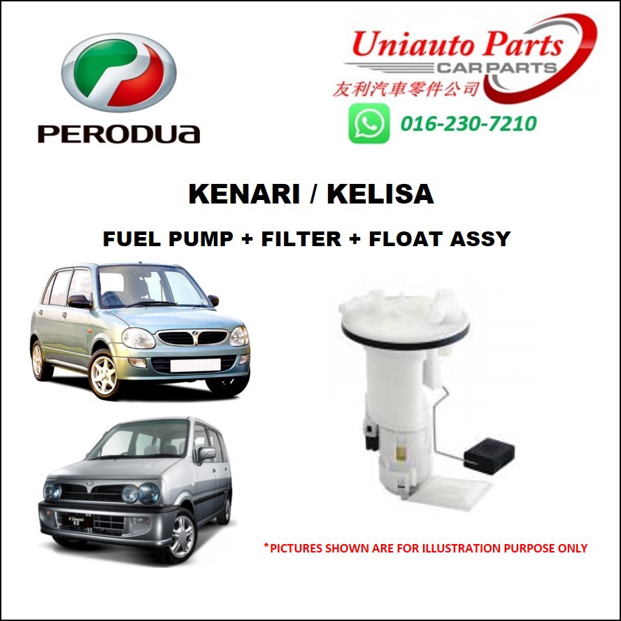 PERODUA KENARI / KELISA PETROL FUEL PUMP + FUEL FILTER 