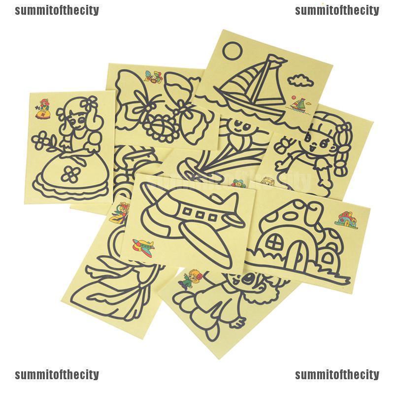 colored sand painting toys