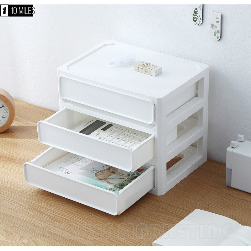 ☑️Simplicity🎀Premium Three-Layer Drawer Multi-Purpose Organizer Box for ...