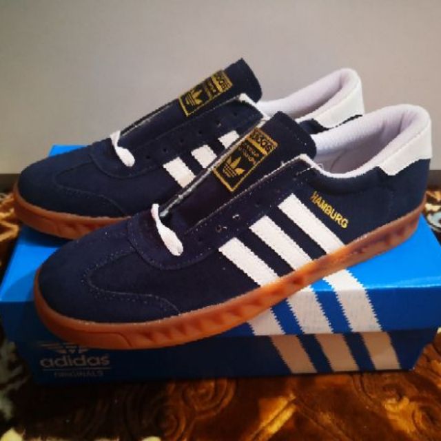 ADIDAS HAMBURG NAVY GOMSULE | Shopee 