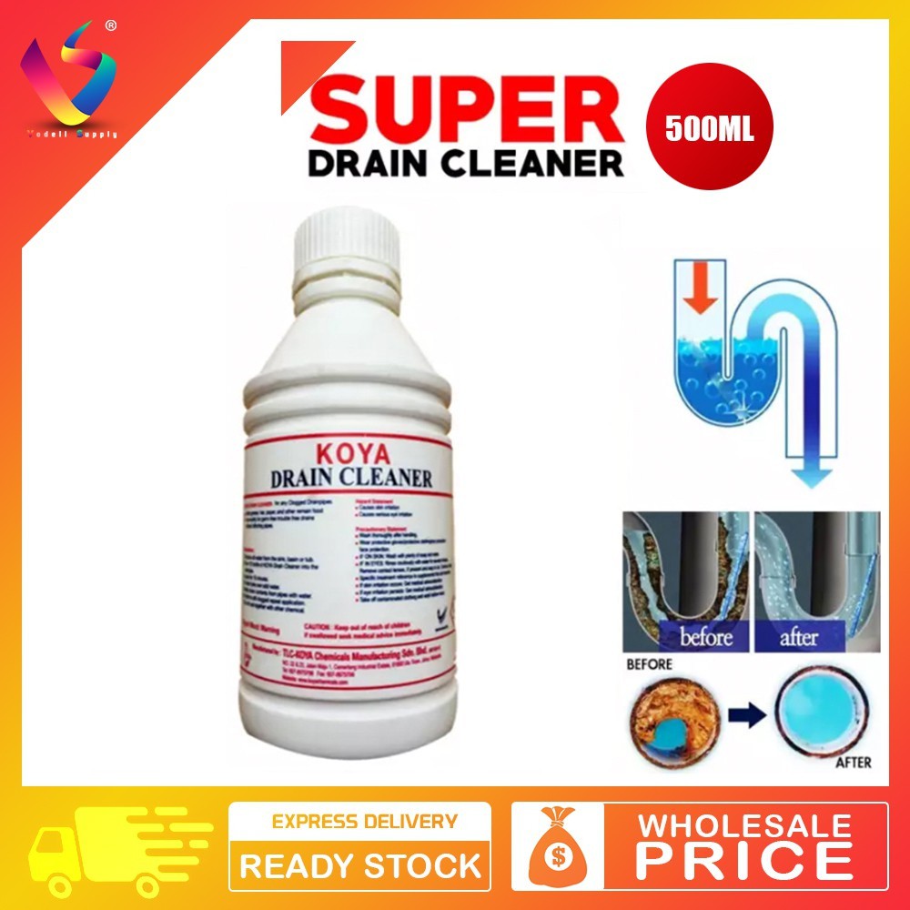 KOYA Home Clean Pipeline Pipe Drain Dredge Helper Cleaner Liquid