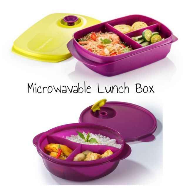 Tupperware Reheatable Divided Lunch Box 1L | Shopee Malaysia