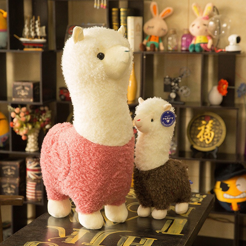 pink llama plush toy