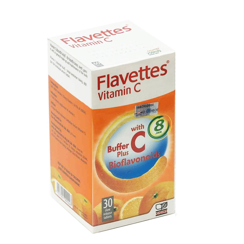 Pengobatan Dan Khasiat Herbal Khasiat Flavettes Vitamin C 1000mg