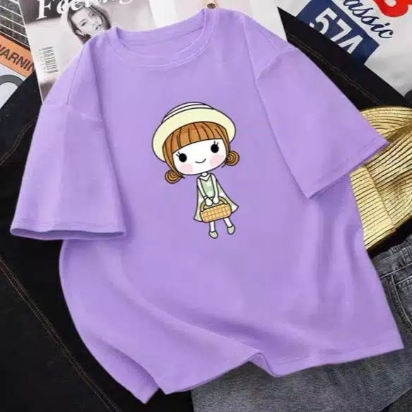 ZF Latest Women's T-shirts 2023 Oversized Picnic Women's T-shirts Girl