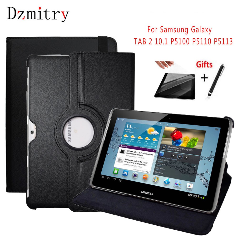 360 Degree Rotating Cover For Samsung Galaxy Tab 2 10 1 Inch Gt