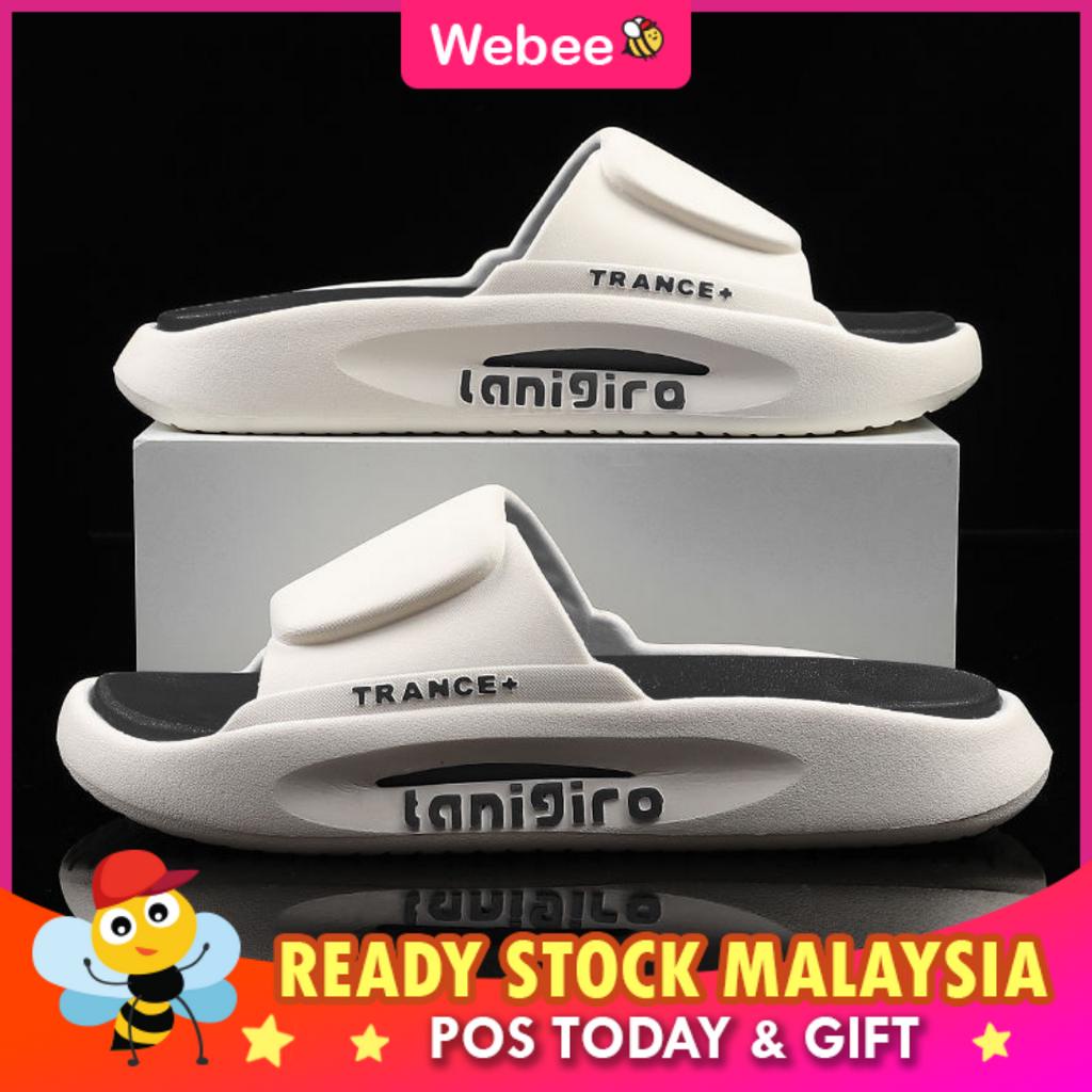 READY STOCKWEBEE Trance Men's Shoes Women Slippers Kasut Wanita Lelaki Perempuan Sandals Indoor House Slippers Sandal