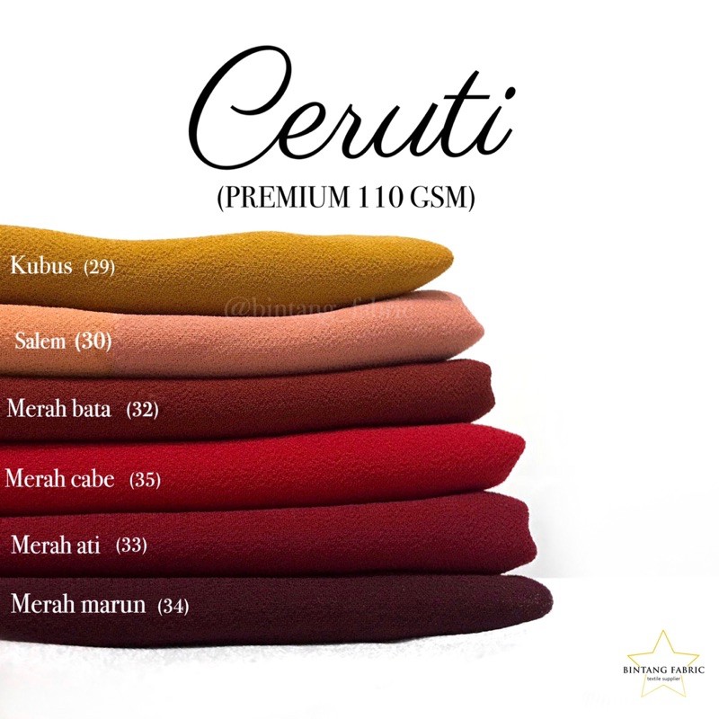 Ceruti Ceruty Baby Doll Premium Fabric 1 2 Meters Shopee Malaysia