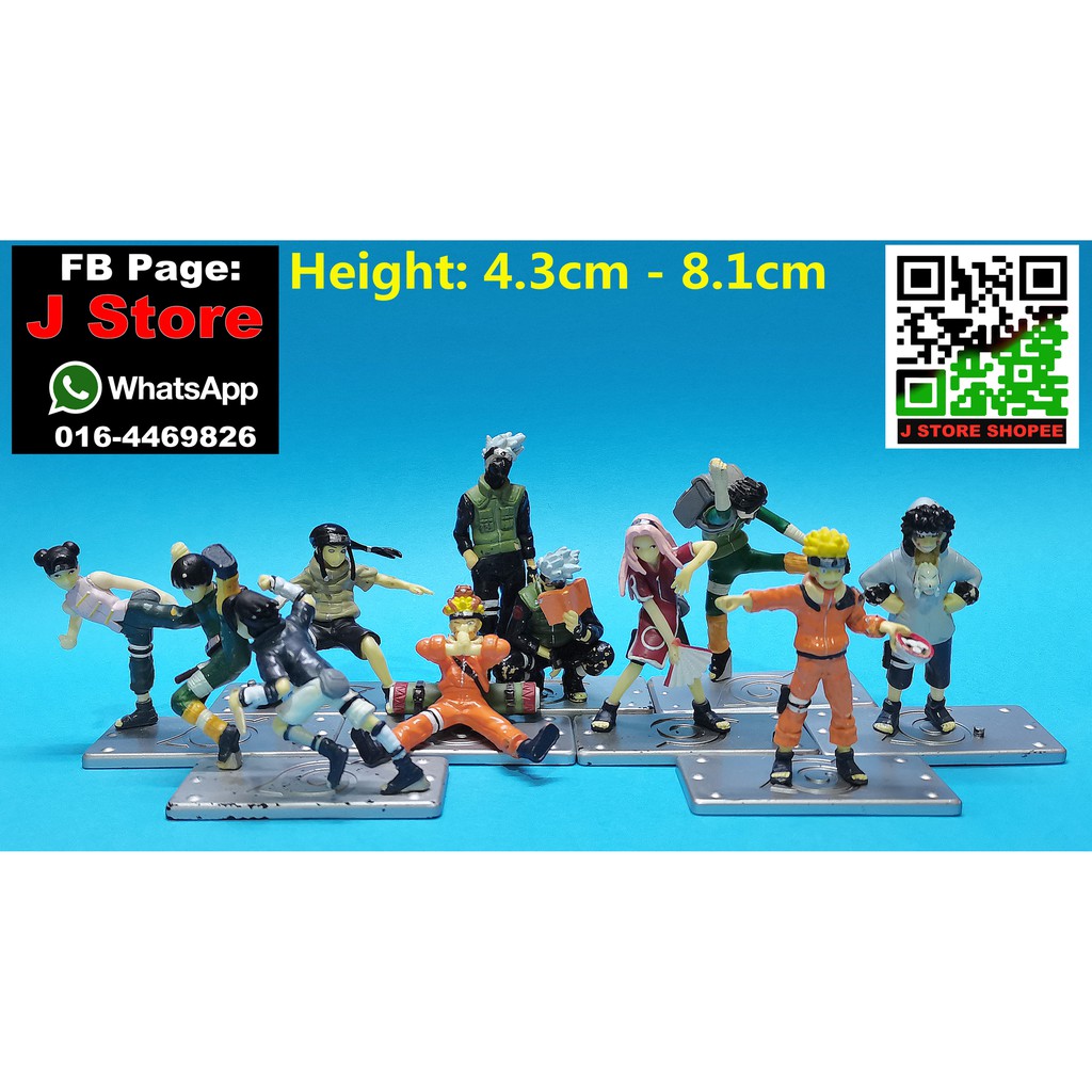 Naruto figure set ( J Store ) Shopee Malaysia