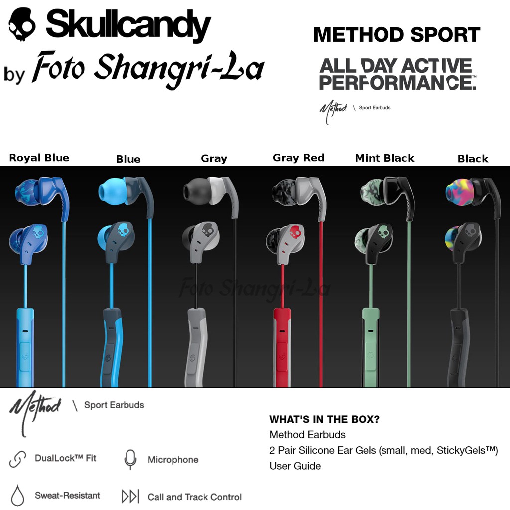 method sport earbud skullcandy