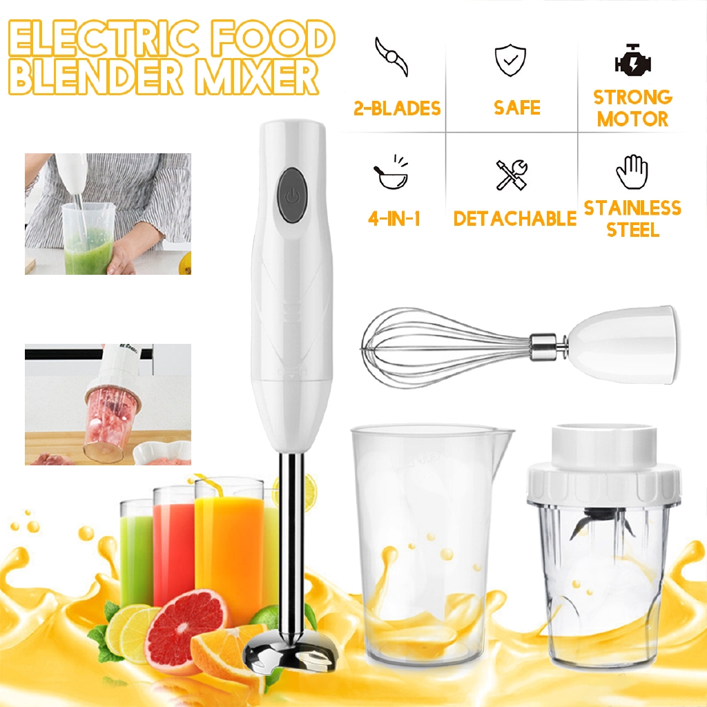 Multifunction Hand Held Electric Food Blender Mixer Chopper Egg Whisk