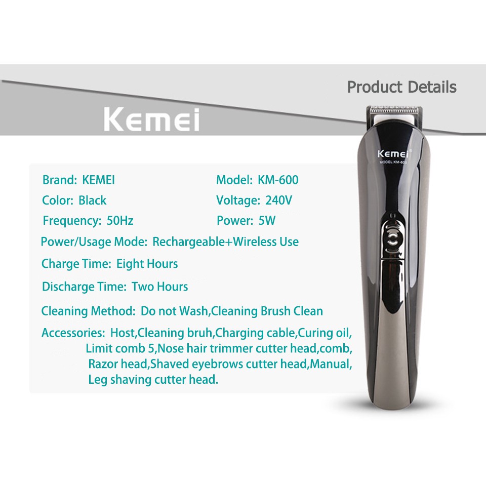 kemei trimmer km 600