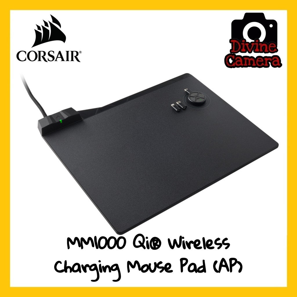 Corsair MM1000 Qi Wireless Charging Mouse Pad CH9440022AP Shopee