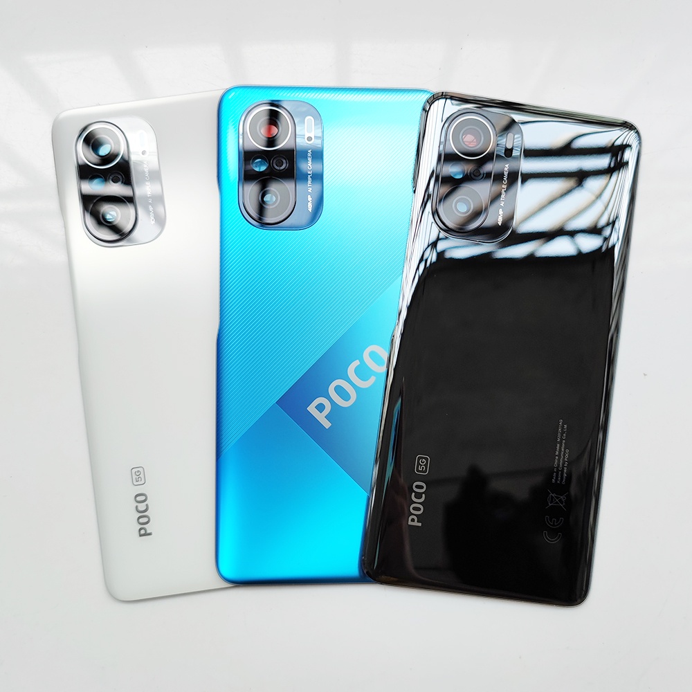 Poco F3 Original Back Glass Cover For Xiaomi Poco F3 , Back Door ...