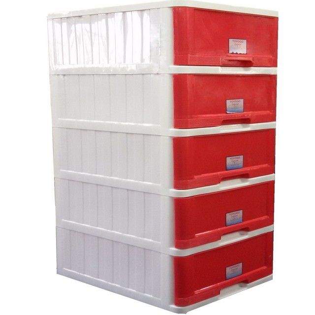 Toyogo 707 Series 5 Tier Plastic Storage Drawer Shopee Malaysia
