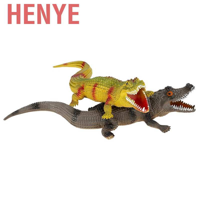 large plastic crocodile toy