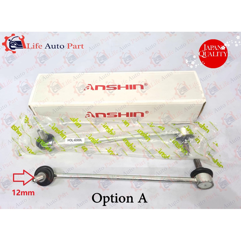 Anshin Japan Front Stabilizer Link Honda City SEL Jazz SAA Absorber