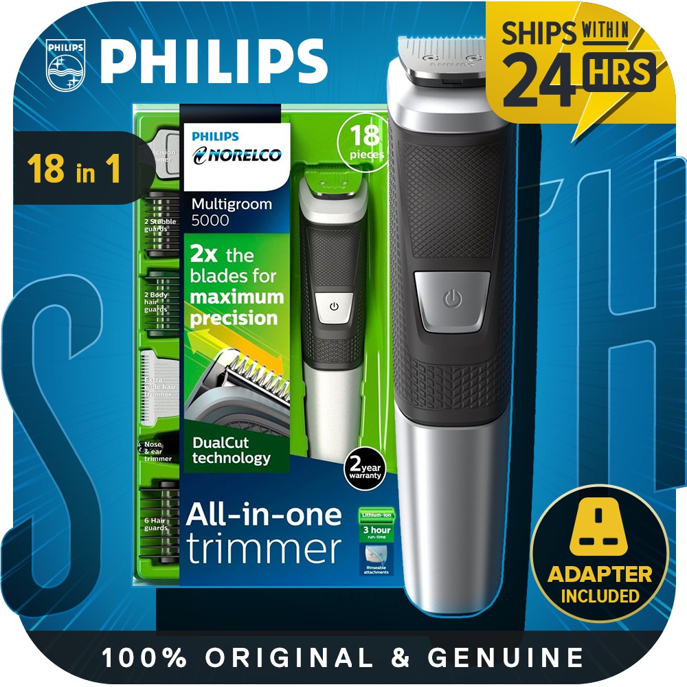 Philips Norelco Mg5750 49 Series 5000 Multi Groomer 18 Piece