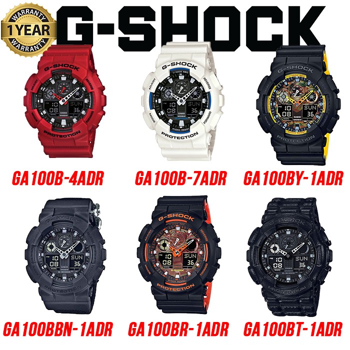 g shock ga 100b