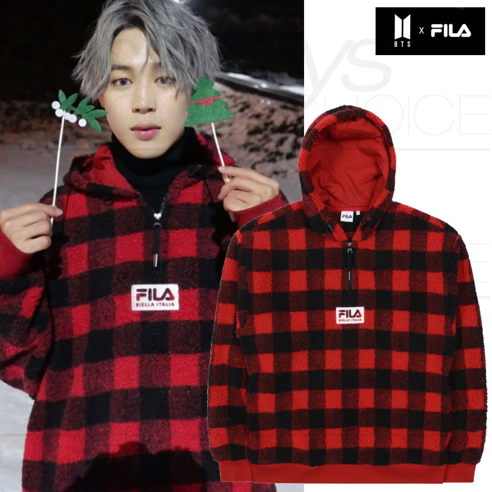 bts red sweatshirt