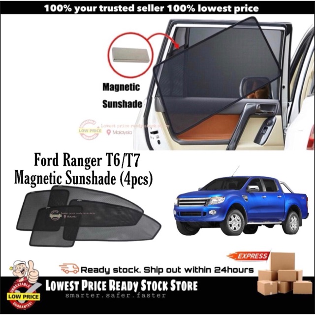Sun Shade Ford Ranger T6/T7 Ford Ranger Sunshade Shade