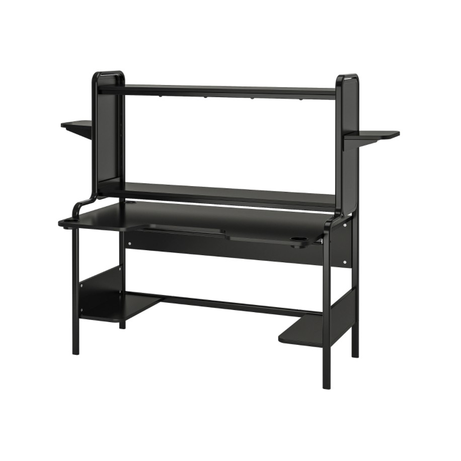 IKEA FREDDE Desk, black 185x74x146 cm (100 GENUINE) Shopee Malaysia