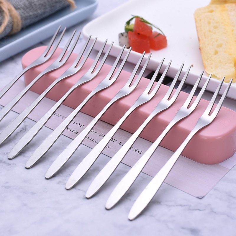[In Stock] Stainless Steel Small Fork Fruit Fork Cake Stainless Steel