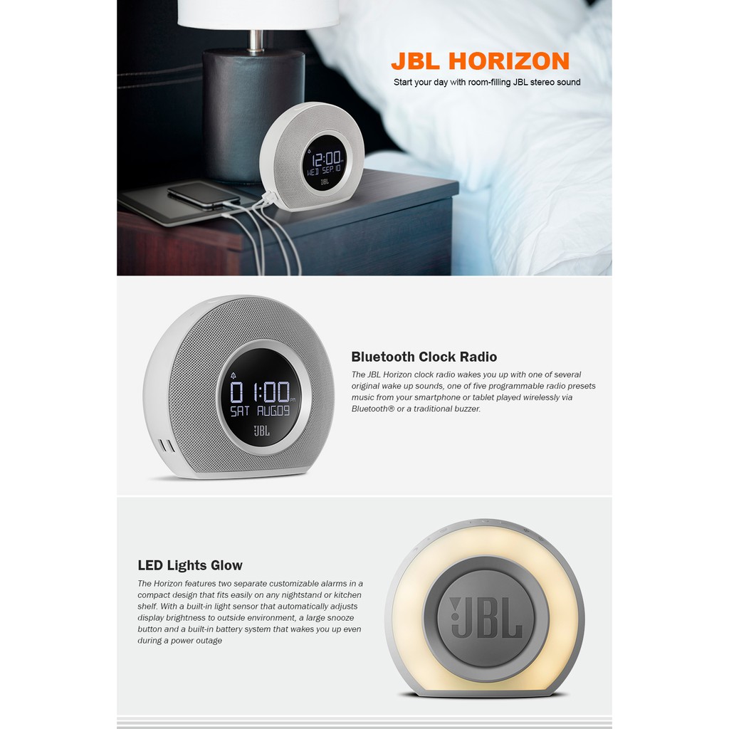 jbl horizon display brightness