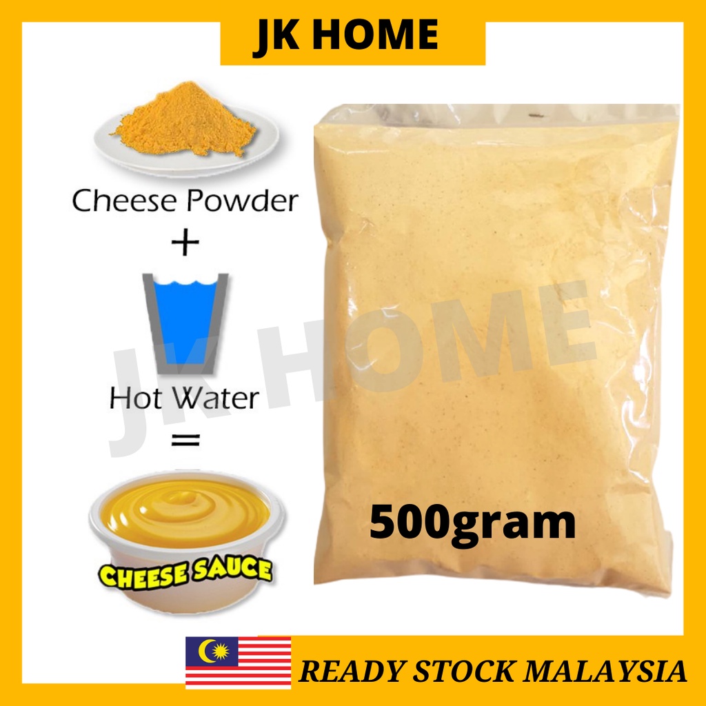 [HALAL] 100/500g Nacho Cheese Spicy Powder Dip Sauce Serbuk Keju Nacho Cheesy Original Cheese Sauce