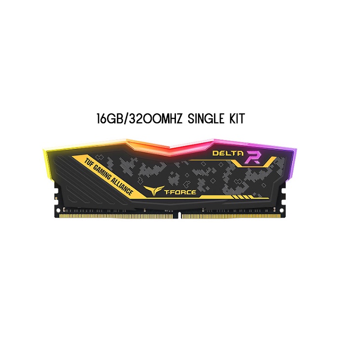 TeamGroup DELTA TUF RGB DDR4 3200Mhz High Performance Gaming Ram (8GB/16GB) CL16 Single Kit
