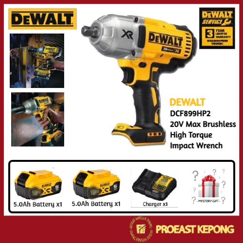 DEWALT [ DCF899H ] 20V Max Brushless 1/2 High Torque Impact Wrench ( DCF899 / DCF899HP2KR