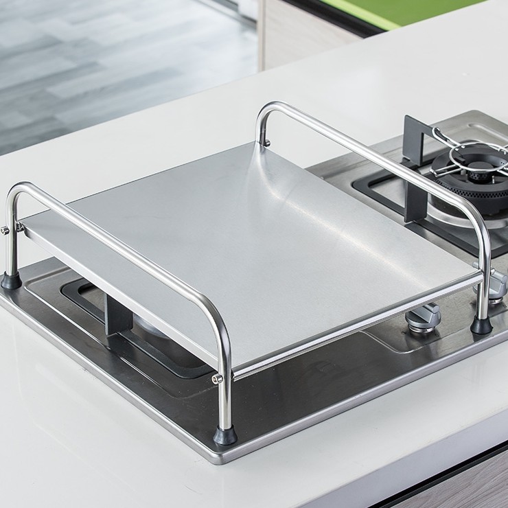 Stainless Steel Gas Stove Stand Cover Rack Gas Stove Protective Pot