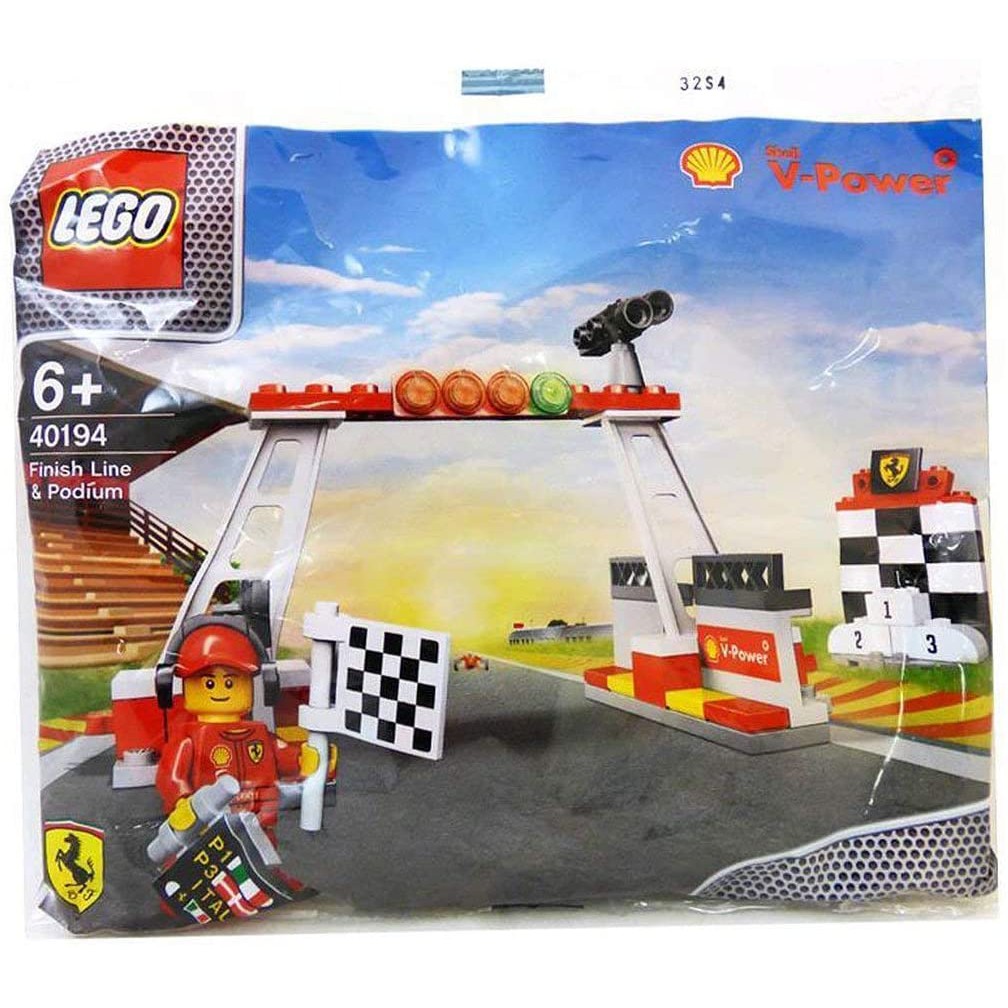 LEGO 40194 SHELL Ferrari Exclusive - Podium & Pit Crew