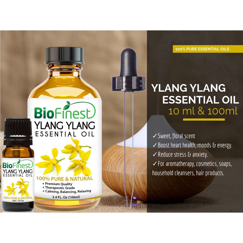 Biofinest Ylang Ylang Essential Oil 100 Pure Therapeutic Grade