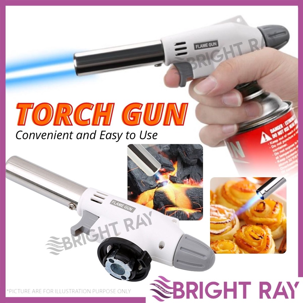 Camping Gas Torch Butane Flame Gun Ignition Lighter Butane Gas Welding Gun, For Camping, Bakery, Welding, Workshop 920