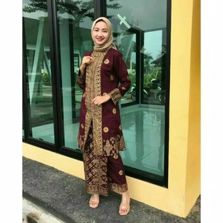 Palembang Maron songket sets invitation clothes