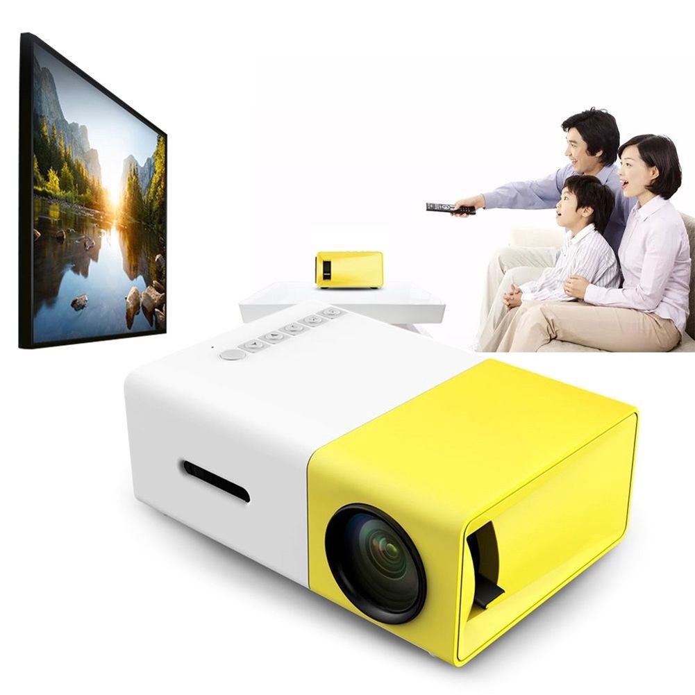LED Projector YG300 LCD Portable Pocket LED Mini Projector Shopee