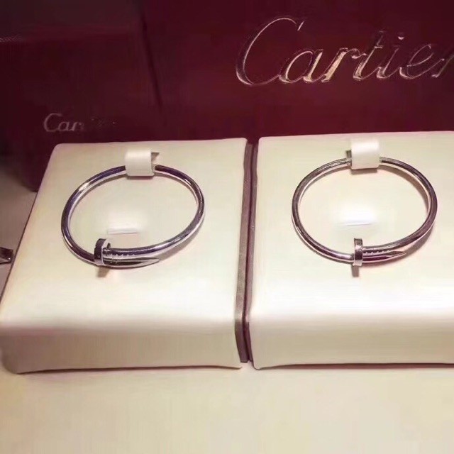 cartier bracelet in silver