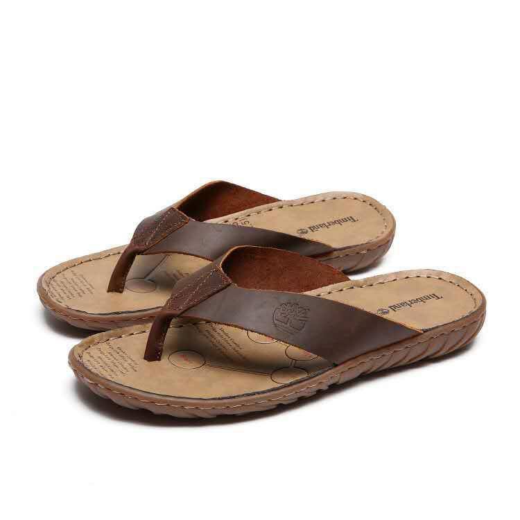 timberland leather flip flops