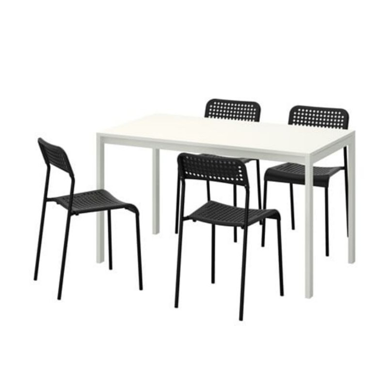 Ikea Melltorp Dining Table 4 Chairs, Ikea Round Table And 4 Chairs
