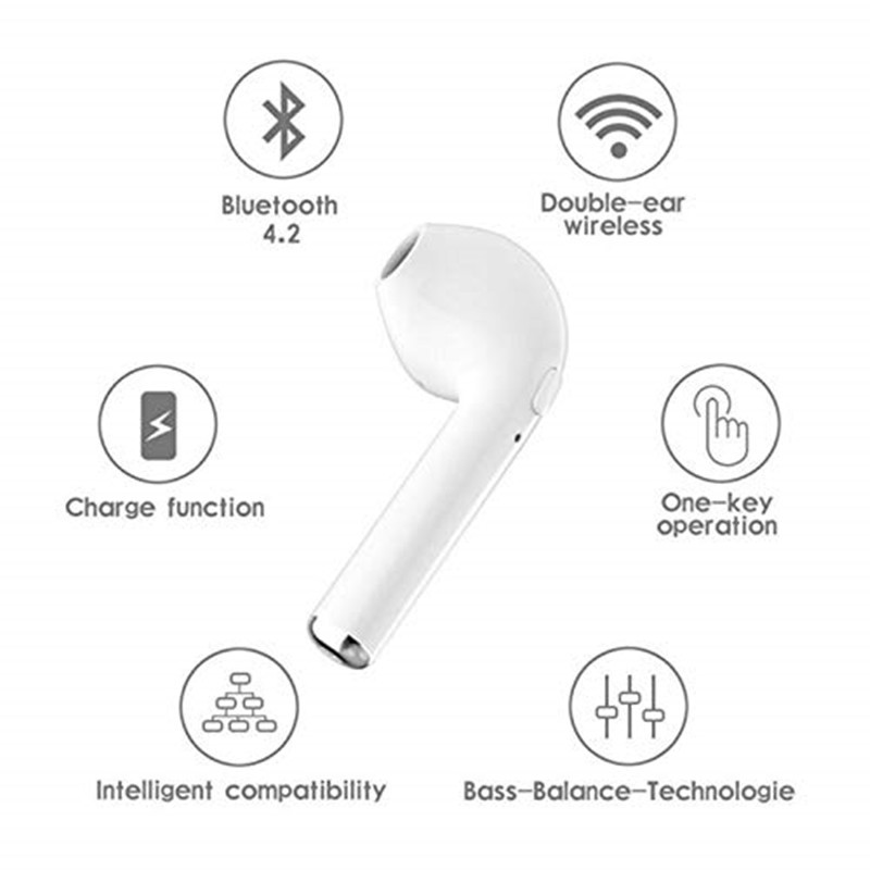 i8 mini wireless music earphone